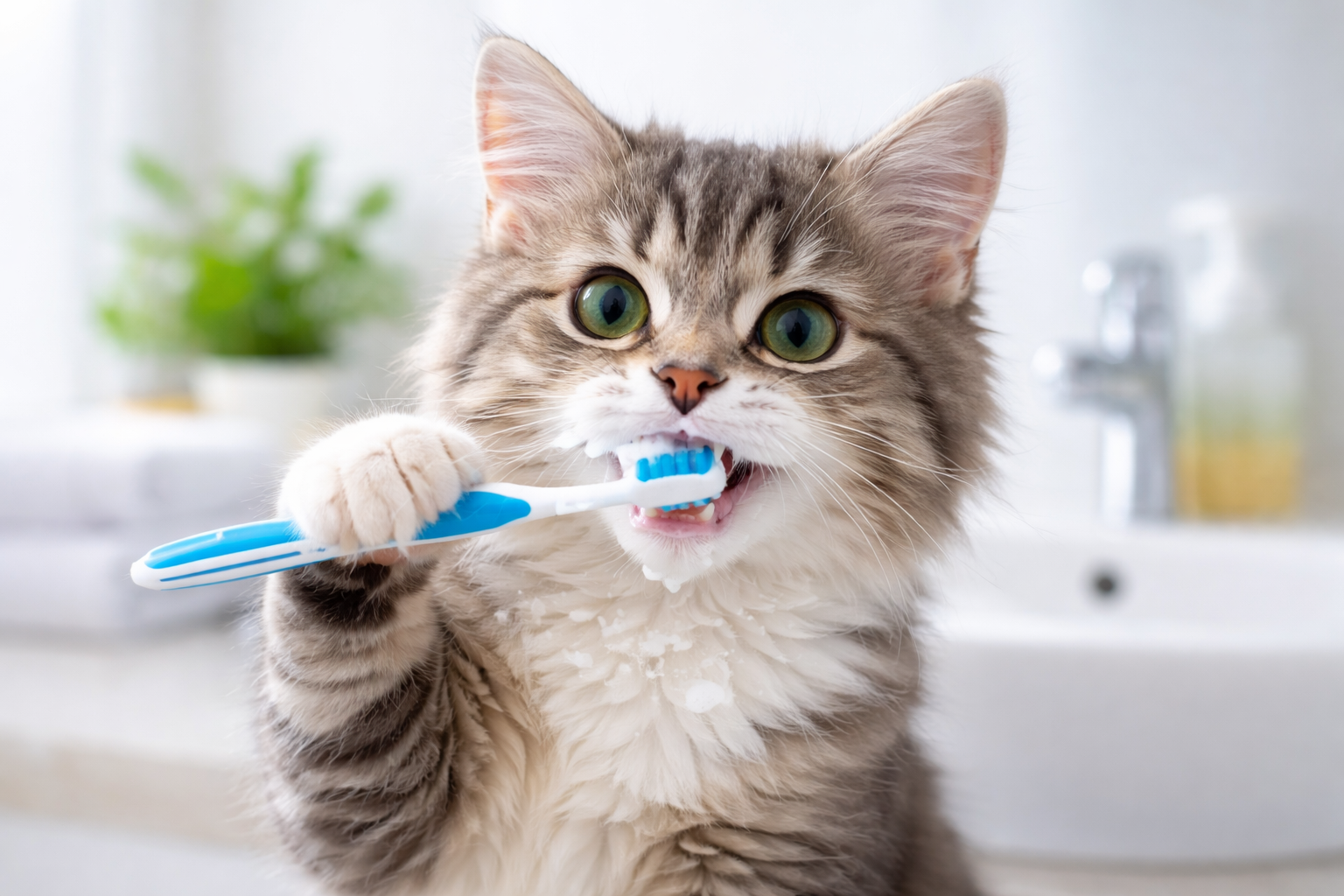 how to clean cats teeth