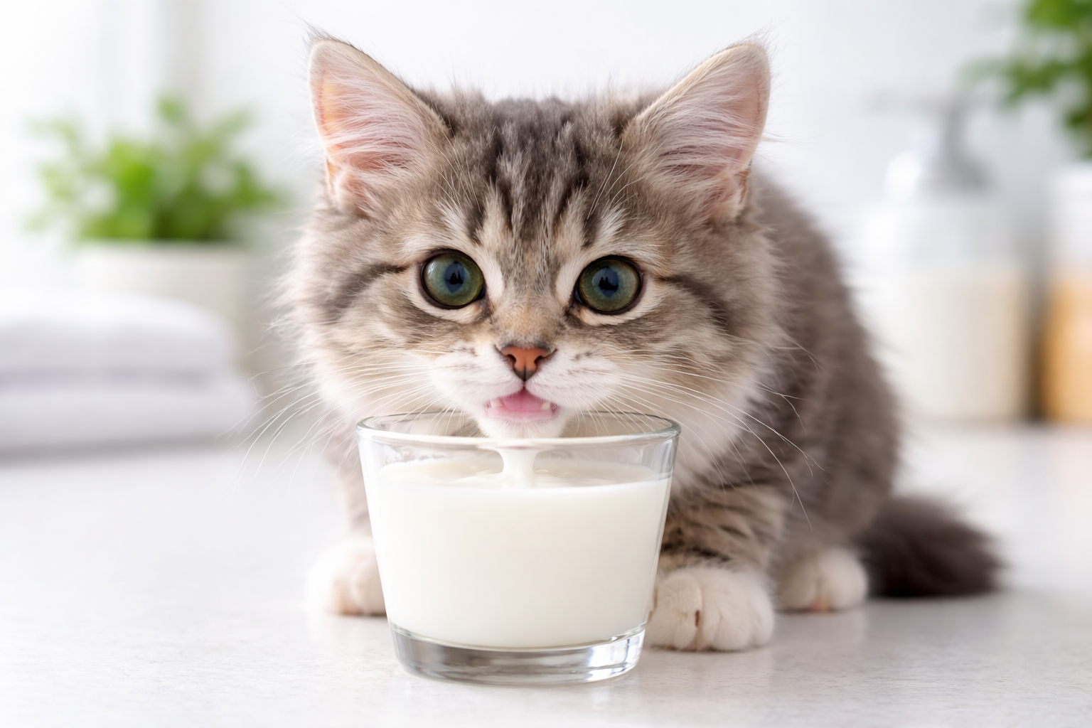 can cats drink milk