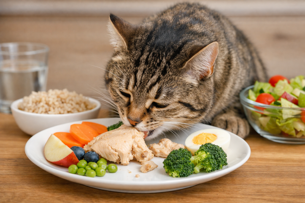 what human food can cats eat