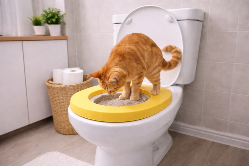 How to Train a Cat to Use the Toilet