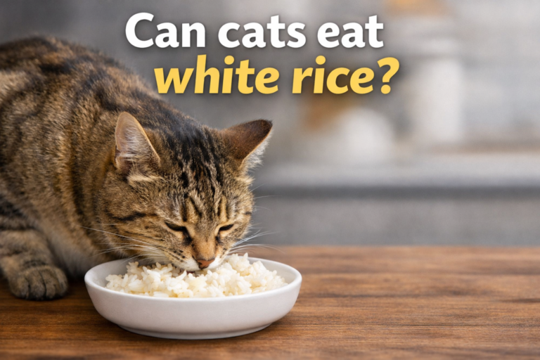 can cats eat white rice