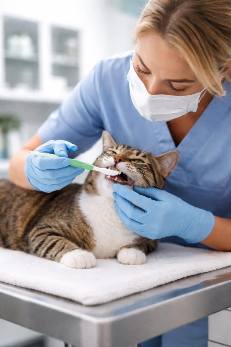 how to clean cats teeth