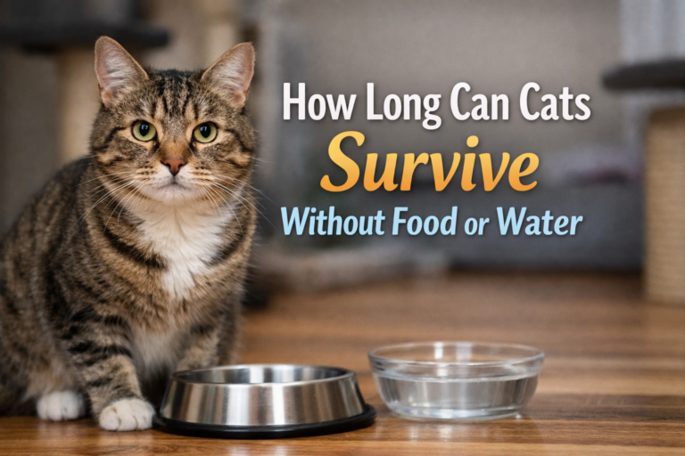 How Long Can Cats Survive Without Food or Water