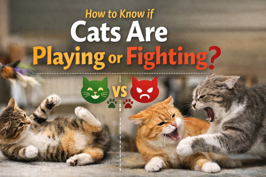 How to Know If Cats Are Playing or Fighting