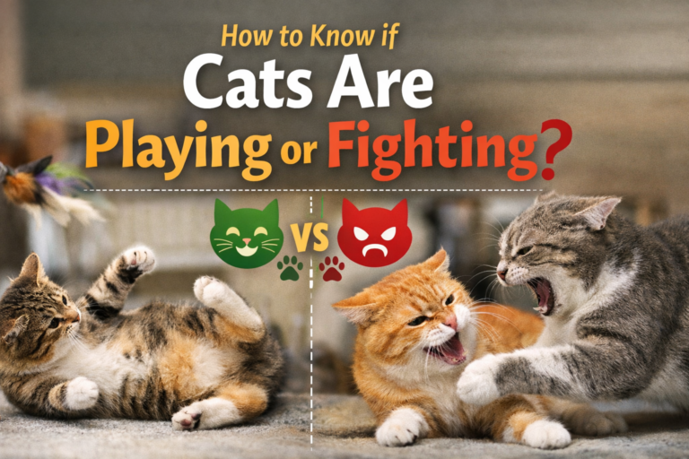 How to Know If Cats Are Playing or Fighting