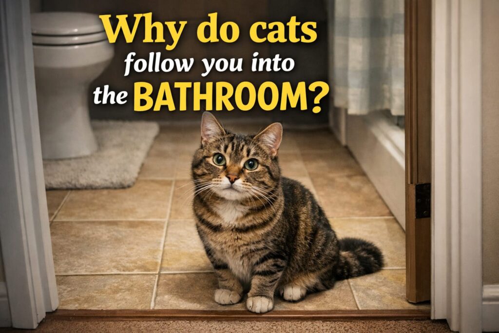 Why Do Cats Follow You Into the Bathroom