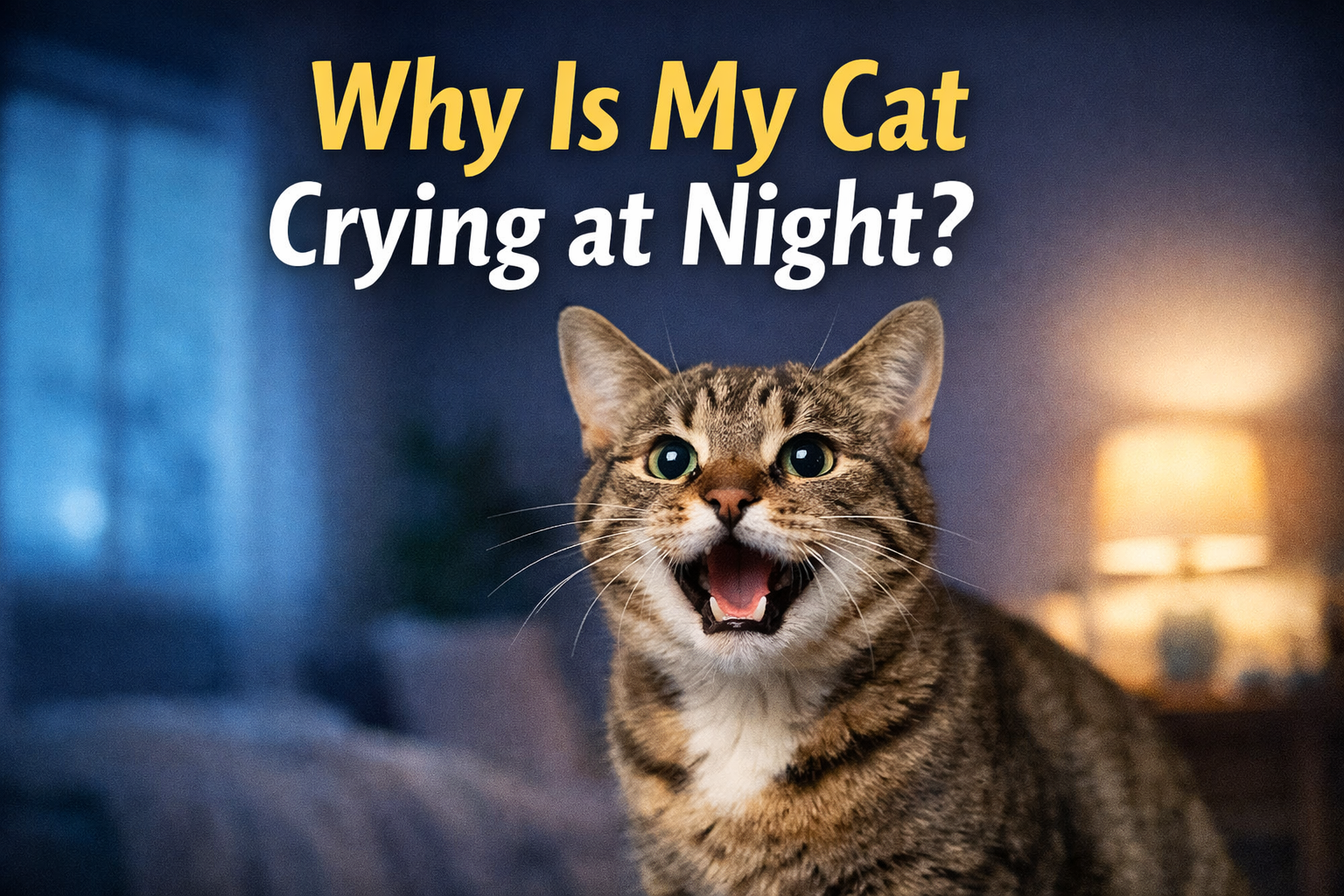 Why Is My Cat Crying at Night
